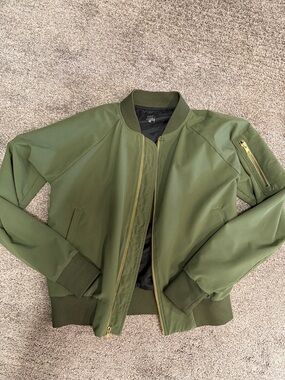 Albion Olive Green Bomber Jacket